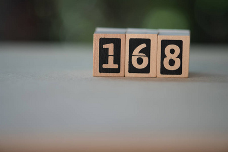 幸运数字木版数字168.幸运数字照片