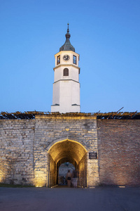 Sahat Tower in Kalemegdan Fortress 