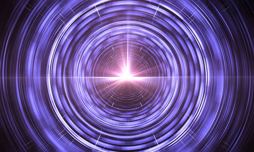 弯曲爆炸的背景蓝色图片