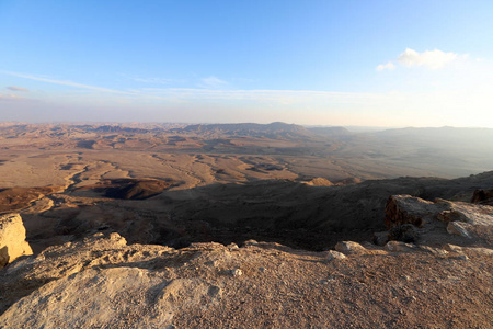 早晨 地平线 自然 岩石 石头 天空 沙漠 秋天 以色列