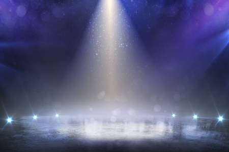 闪烁舞台灯光背景图片