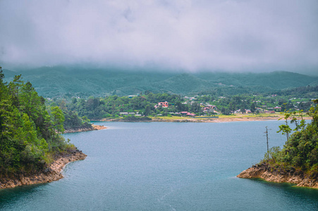 海岸 全景图 克罗地亚 风景 夏天 自然 海洋 旅行 天空