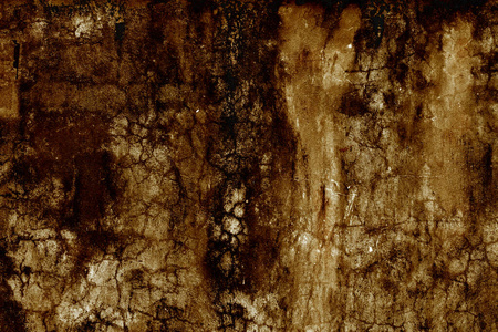 抽象棕色巧克力背景纹理混凝土或石膏手工制作的墙壁