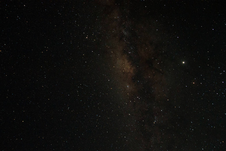 从坦桑尼亚拍摄的南天银河细节