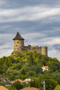 斯洛伐克匈牙利边界上的索摩斯卡城堡