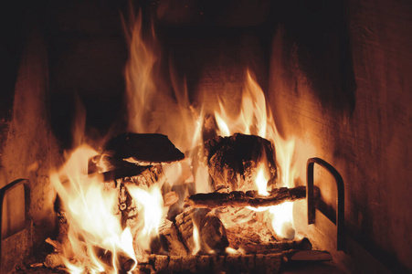 热的 烧烤 火焰 房子 圣诞节 能量 温暖的 木柴 木材