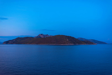 秋天 海滩 旅游业 目的地 自然 日落 风景 假期 天空