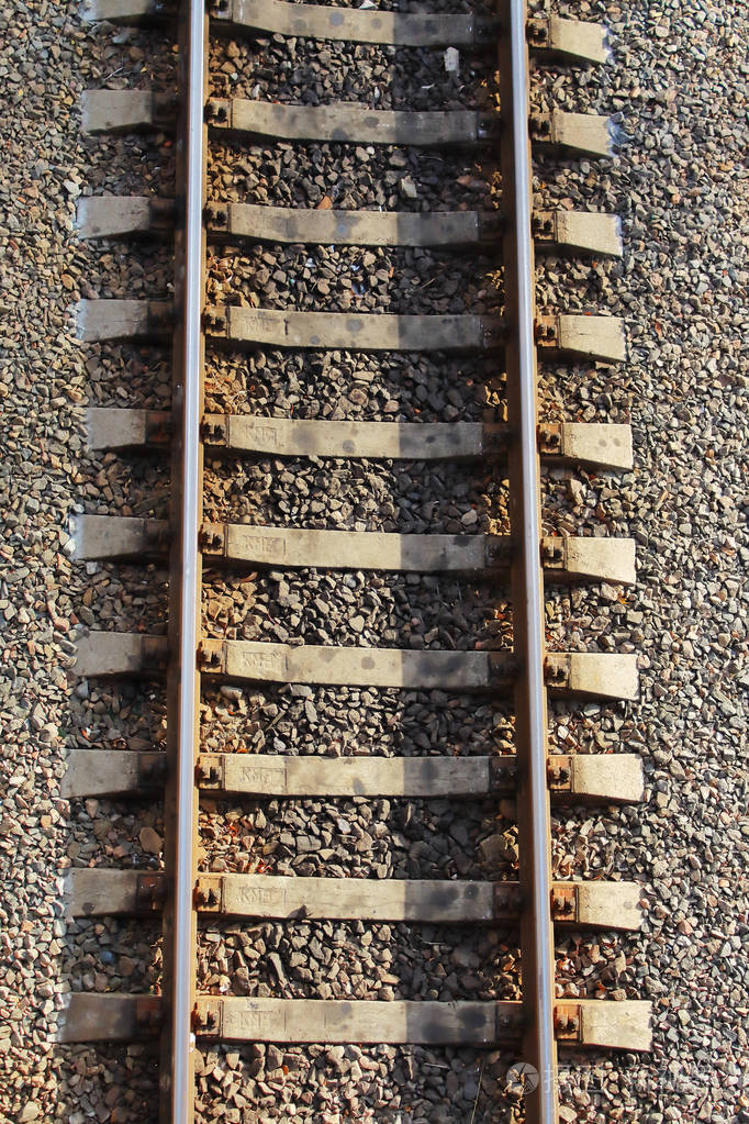 轨道 平台 铁轨 金属 低的 行业 基础设施 古老的 火车