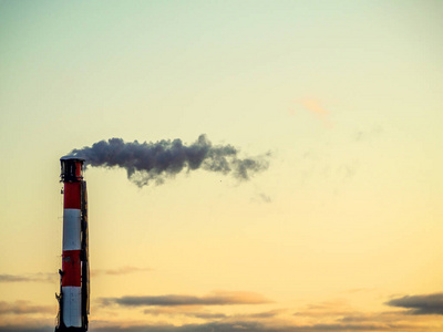 Smoke from a pipe 