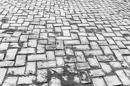 Brick stone street road background. 