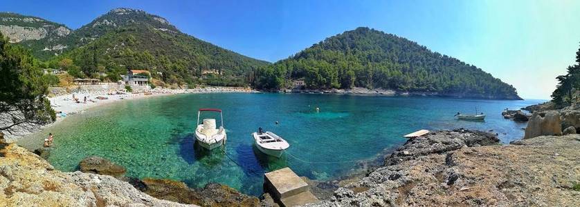海滩 希腊 自然 假日 夏天 旅游业 海洋 天空 绿松石
