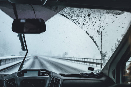 自然 暴风雪 汽车 运输 天气 寒冷的 安全 车辆 街道