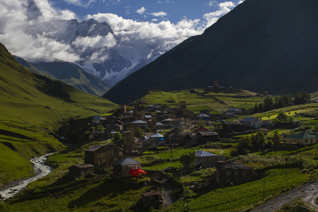 格鲁吉亚斯瓦内提地区Ushguli村