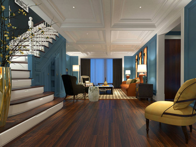 窗口 简单的 椅子 房间 家具 休息室 提供 三维渲染 地板
