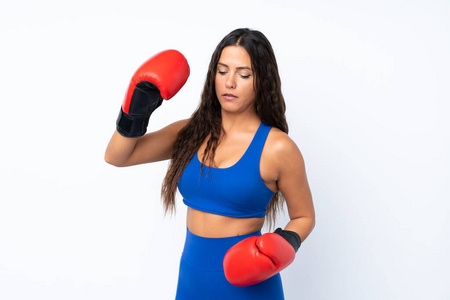 女人 女士 运动员 女孩 身体 战士 拳击手 运动 权力