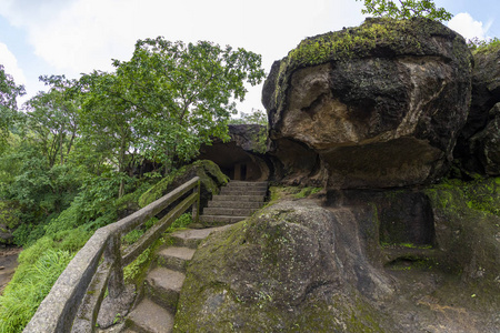 马哈拉施特拉邦 雕塑 考古 旅行 地标 湿婆 建筑学 入口