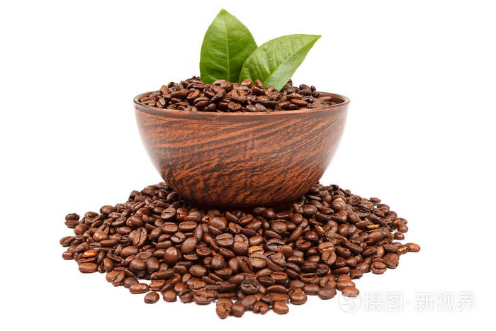 白底咖啡豆