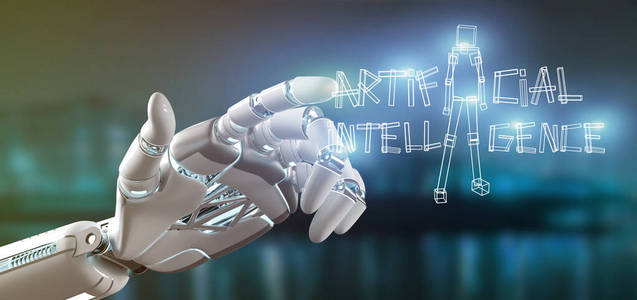 机器人的光图片