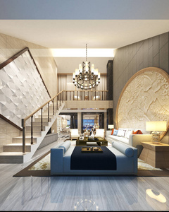 三维 房间 简单的 建筑学 奢侈 地板 窗口 木材 插图