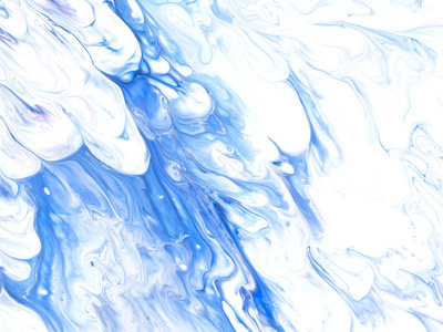 Blue creative abstract hand painted background, marble texture, 