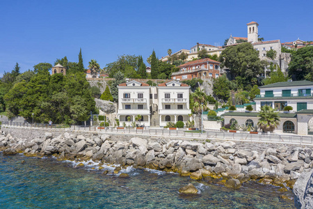 Aerial photo of the Adriatic coastline 