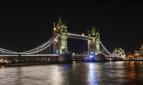 英国伦敦迷人的塔桥。
