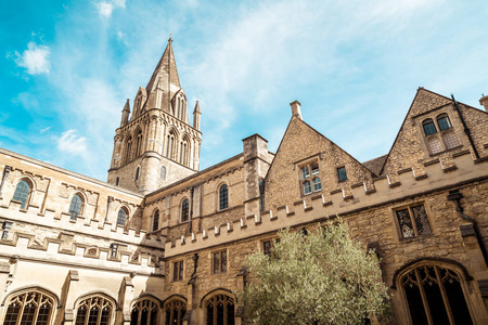 Beautiful Architecture Christ Church Cathedral in Oxford, UK 