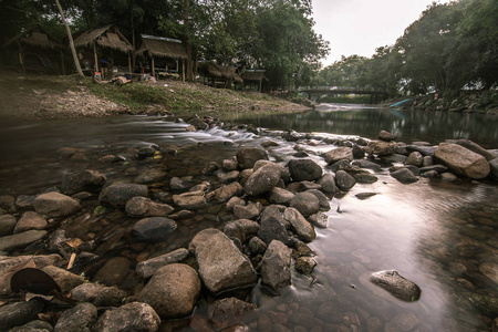 泰国的小溪景观