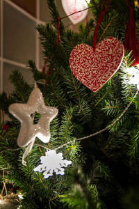 松木 礼物 庆祝 愉快的 假日 圣诞节 十二月 冬天