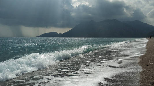 幸福 轮廓 日落 傍晚 火鸡 海滩 旅行 飞溅 团队 自然