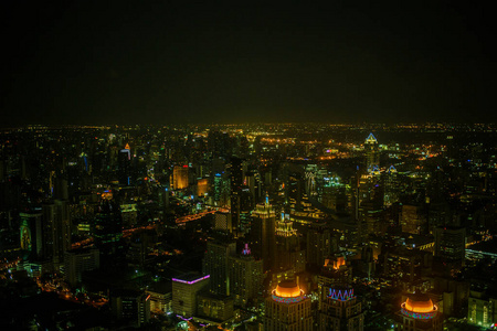 全景图 市中心 天线 风景 地平线 曼谷 城市景观 商业