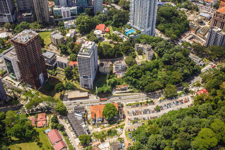 黄昏 建筑 购物 马来西亚 风景 天空 高的 城市 吉隆坡