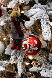 装饰品 特写镜头 喜庆 意大利 假期 十二月 冬天 传统