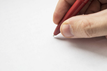 拿着铅笔手图片