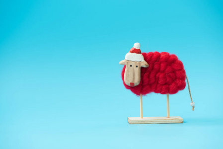 冬天 十二月 童话 羔羊 帽子 庆祝 假日 礼物 招呼 玩具