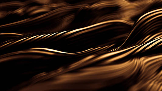 奢华的金色黑色布料背景.三维插图,三维渲染.照片