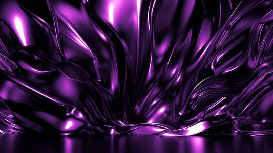 Elegant stylish purple dark background with pleats, Drapes and s