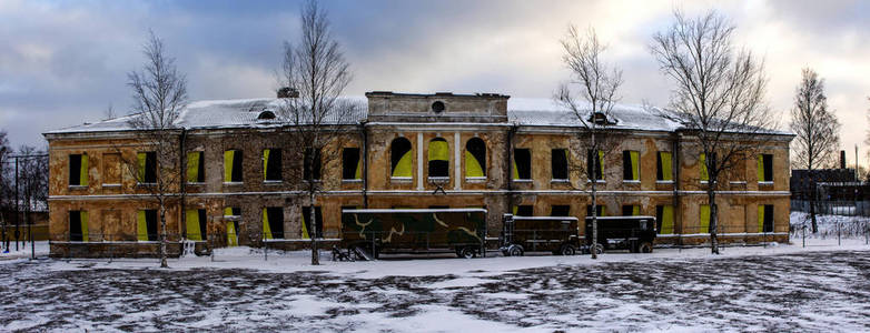 监狱 塔林 历史的 冬天 被遗弃的 旅游业 旅行 建筑学
