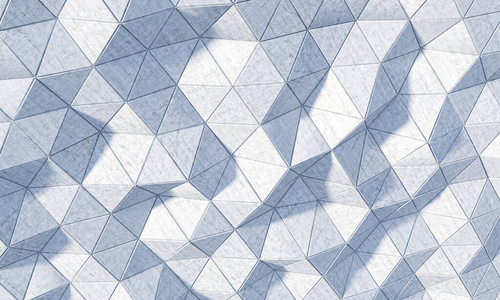 3d rendering of a geometric background 