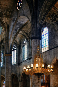 教堂 大教堂 加泰罗尼亚 西班牙语 建筑学 古老的 旅行