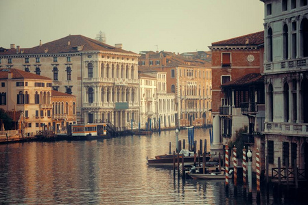 威尼斯人 意大利语 旅游业 古老的 旅行 日落 地标 运河