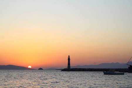 地标 日落 黎明 轮廓 太阳 海洋 海岸线 旅行 海滩 假期