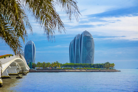 中国海南三亚现代建筑酒店景观图片