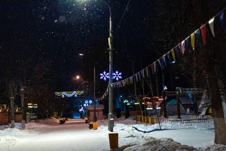 旅行 冬天 假日 场景 广场 建筑学 圣诞节 街道 城市