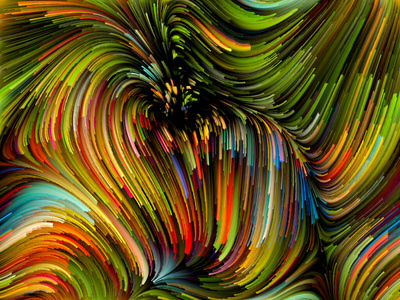 抽象色彩漩涡