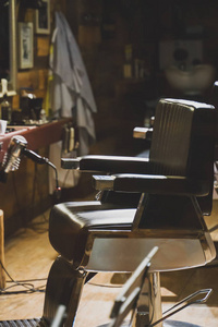 Empty interior of modern hairdressing salon.