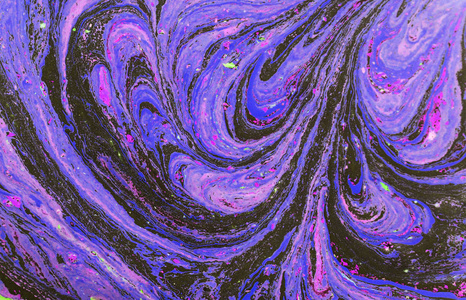 自然 大理石花纹 绘画 墨水 丙烯酸 纹理 颜色 闪烁 液体