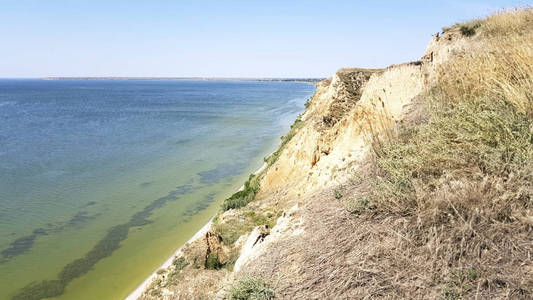 旅游业 海滩 夏天 悬崖 自然 海岸线 旅行 天空 海岸