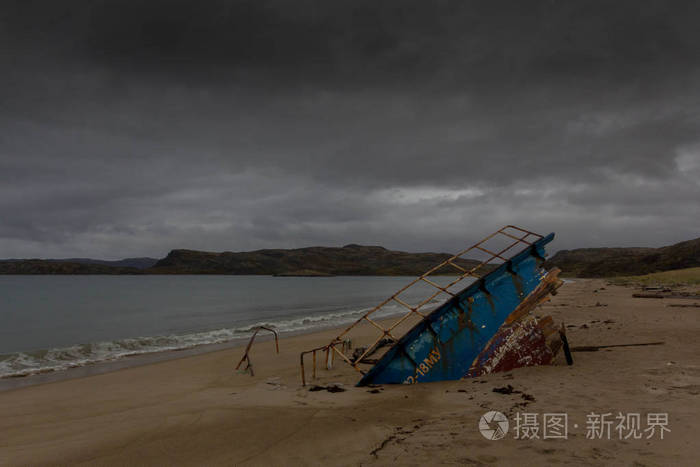 墓地 俄罗斯 船舶 海岸 自然 钓鱼 长船 海滩 风景