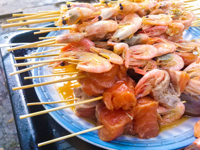 烧烤 美食家 日本人 美味 食物 海鲜 烤的 午餐 大西洋